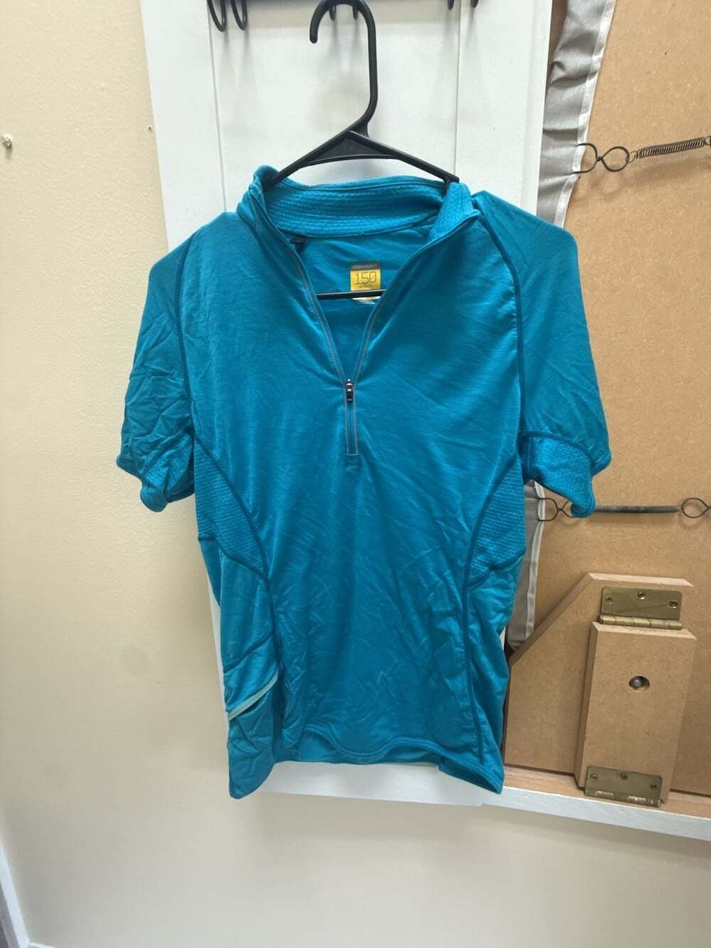 Icebreaker GT 150 Ultralite Merino Wool Short Sleeve Zip Shirt Women's L